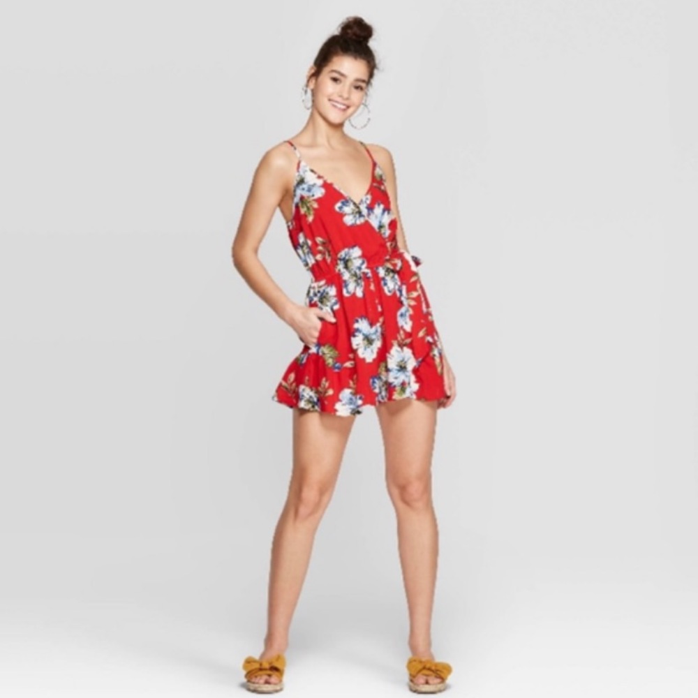 Tropical Floral Romper